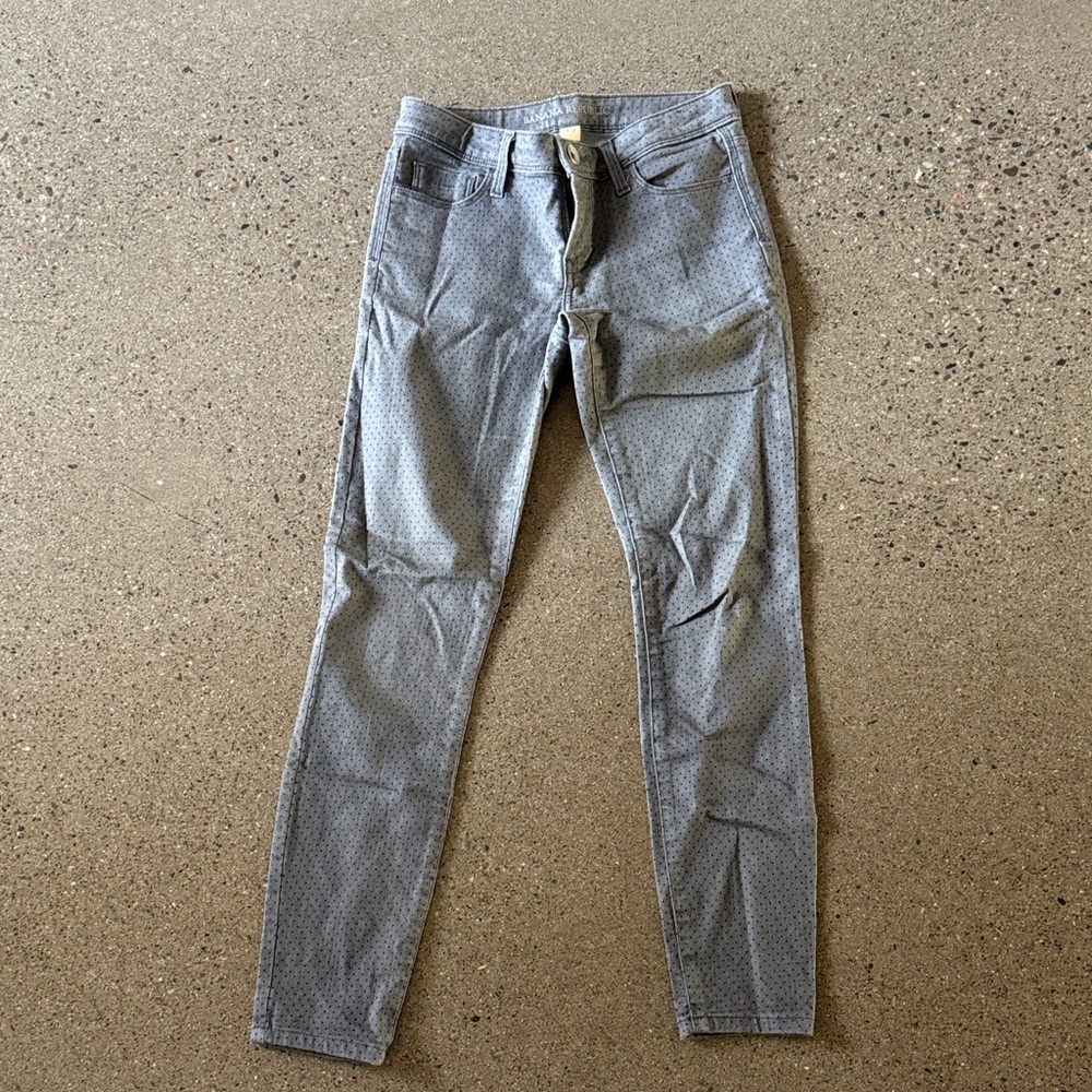 Banana Republic Gray Textured Pants